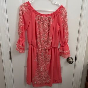 White House Black Market Coral Dress